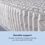 Serta Classic Clarks Hill 2.0, Plush Euro Top 12.5" Queen Mattress, Zoned Support, Cooling, Breathable and Pressure Relieving - 100 Night Trial, CertiPUR-US Certified