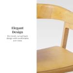 Walker Edison Ezra Modern Boucle Rounded Back Dining Chair - Ivory (Set of 2)