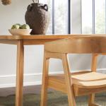 Walker Edison Ezra Modern Boucle Rounded Back Dining Chair - Ivory (Set of 2)