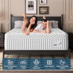 BedStory 14 inch Extra Firm Queen Size Mattress, Hybrid Mattress in a Box for Pressure and Back Pain Relief, Signature Collection Deep Sleep Mattresses, 10 Years Warranty, 365 Nights Trial