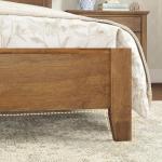 Cozyman Wood Platform Bed Frame King Size with Headboard, Camas King, Acacia Wood, No Box Spring Needed, Easy Assembly, Dark Wood