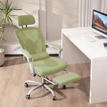 Sweetcrispy Office Computer Desk Chair, Ergonomic High-Back Mesh Rolling Work Swivel Chairs with Wheels, Comfortable Lumbar Support, Comfy Arms for Home, Bedroom, Study, Student, Green