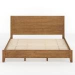 Cozyman Wood Platform Bed Frame King Size with Headboard, Camas King, Acacia Wood, No Box Spring Needed, Easy Assembly, Dark Wood