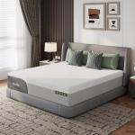 Novilla 14 Inch King Size Mattress, Gel-Infused Bliss Cooling King Memory Foam Mattress in a Box with Cool-Touch Nylon Cover, Pain Relief & Spinal Support with CertiPUR-US Certified Foam