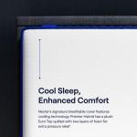 Nectar Hybrid Full Mattress 12 Inch - Medium Firm Gel Memory Foam - Steel Springs - Cooling Technology - 365-Night Trial - Forever Warranty
