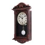 jomparis Pendulum Wall Clock Gifts for Dad,Dad Gifts for Christmas Retro Quartz Decorative Battery Operated Wall Clock for Living Room, Office, Home Decor(16 Inch, Bronze)