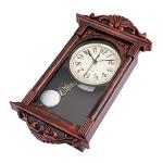 jomparis Pendulum Wall Clock Gifts for Dad,Dad Gifts for Christmas Retro Quartz Decorative Battery Operated Wall Clock for Living Room, Office, Home Decor(16 Inch, Bronze)