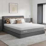 Novilla 14 Inch King Size Memory Foam Mattress in a Box, Pressure Relieving & Plush Comfort, Bliss, Grey
