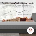 Novilla 14 Inch King Size Memory Foam Mattress in a Box, Pressure Relieving & Plush Comfort, Bliss, Grey