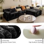 Sectional couches for Living Room Corduroy Couch, 104" Cloud Sectional Couch with L-Shape Chaise, Modern Modular Sofa, Deep Seat Comfort, No Assembly Required(Plush Corduroy, Right Facing Chaise)