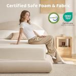 RECCI AirFrame Half-Moon Upholstered King Platform Bed Frame, Velvet Curved Arched Base with Headboard, 5 Inch Fully Round Cushioned Foam, No Box Spring Needed, Easy Assembly