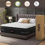 UniPon 14 Inch Extra Firm Queen Mattress, Hybrid Mattresses Hotel Collection with Extra Back & Hip Support, Deep Sleep & Zoned Support, Fiberglass-Free and CertiPUR-US Certified, 365-Night Trial