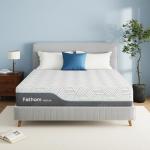 FATHOM Medium Queen Mattress 12 Inch Memory Foam Mattress Queen Size Bed in a Box for Back Pain Relief and Cool Sleep with Gel Foam and Removeable Fiberglass Free Cover, CertiPUR-US Certified