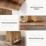 Tribesigns 63-Inch Executive Desk, Large Office Computer Desk with Double Pedestal, Modern Simple Workstations Writing Table Conference Table Business Furniture for Home Office, Natural