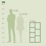 Furinno LUDER Book Shelf, 7-Cube Bookshelf, Bookcase with Open Shelves, 9.4 x 19.5 x 41.7, Easy Assembly, for Living Room, Bedroom, Home Office, Plain White