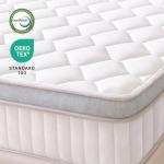 GAESTE King Size Mattress in a Box, 10 Inch Hybrid Mattress with Comfort Memory Foam and Pocket Springs, Medium Firm, Pressure Relief, CertiPUR-US Certified (King, 10 in)