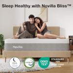 Novilla 10 Inch Gel Queen Memory Foam Mattress, Mattress Queen Size in a Box for Cool Night Sleep & Pressure Relieving & Body Support, CertiPUR US Certified