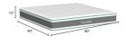Novilla Queen Mattress, 12 Inch Hybrid Mattress in a Box, Innerspring Mattress with Gel Memory Foam for a Cool Sleep, Pressure Relief, Medium Firm Pillow Top Mattress, Groove