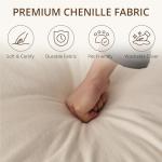 zzlay 146.4'' Modular Sectional Sofa with 2 Storage Ottoman, Oversized U Shaped Cloud Couch, Modern Comfy Chenille Deep Seat Sleeper Sofa, 6 Seat Convertible Couches for Living Room, Beige