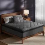 ZLNDR Aura 12 Inch Queen Hybrid Mattress for Master Bedroom and Shared Use, Medium Firm Memory Foam Pocket Spring Mattress, Breathable Cover, CertiPUR-US