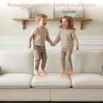 GRUSIGN 3 Seater Corduroy Couch, 89" Comfy Couch with Deep Seat, Modern Sofa Couch for Living Room, Office, Bedroom, Apartment (Pillows not Included)