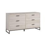 Signature Design by Ashley Socalle 6 Drawer 59" Dresser, Beige