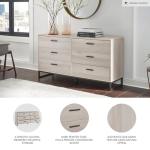 Signature Design by Ashley Socalle 6 Drawer 59" Dresser, Beige