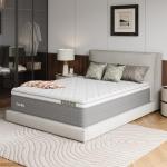 Novilla 14 Inch King Mattress,King Size Hybrid Mattress with Cool-Touch Nylon Cover,Gel Memory Foam & Pocketed Coils for Spinal Alignment Support & Pressure-Free Relaxation CertiPUR-US Certified