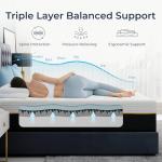 NAPSIE 10 Inch Full Mattress for Kids, Cooling Full Memory Foam Mattress in a Box for Pressure Relief, Cooling Tencel Cover, Foam Made in USA, CertiPUR-US Certified, Medium Plush