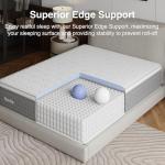 Novilla 14 Inch King Mattress,King Size Hybrid Mattress with Cool-Touch Nylon Cover,Gel Memory Foam & Pocketed Coils for Spinal Alignment Support & Pressure-Free Relaxation CertiPUR-US Certified