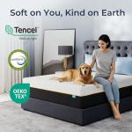 NAPSIE 10 Inch Full Mattress for Kids, Cooling Full Memory Foam Mattress in a Box for Pressure Relief, Cooling Tencel Cover, Foam Made in USA, CertiPUR-US Certified, Medium Plush
