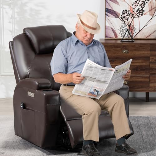 EZZUP Electric Recliner Chair with Massage & Heat