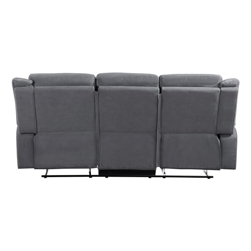 Grey Lexicon Double Recliner Sofa for Living Room