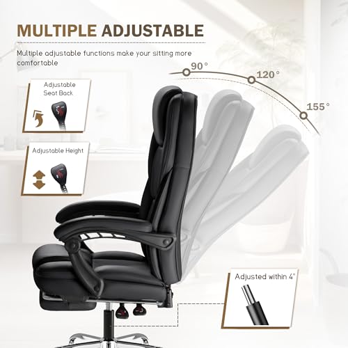 Ergonomic Big and Tall Executive Office Chair