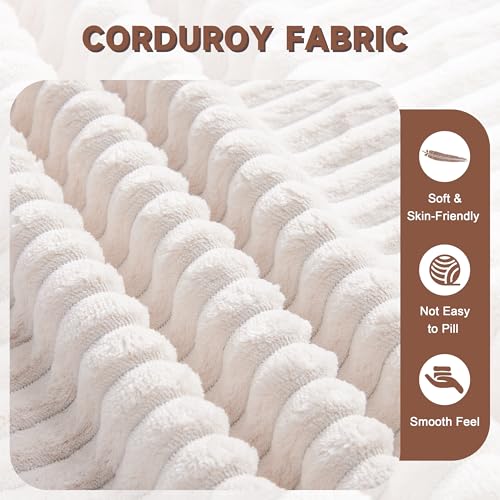 Beige 104" Modular L-Shape Sectional Sofa