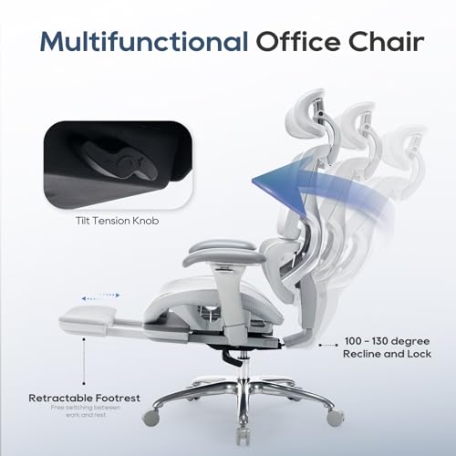 Ergonomic Mesh Office Chair with Adjustable Features