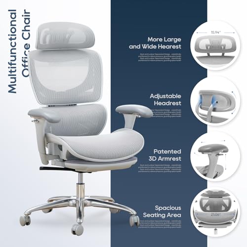 Ergonomic Mesh Office Chair with Adjustable Features