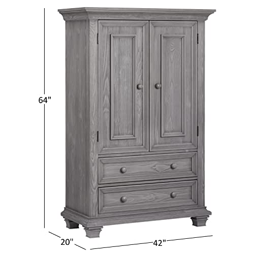 Oxford Baby Westport Armoire, Dusk Gray