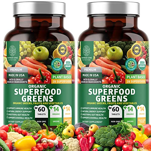 N1N Organic Green Superfood, 28 Powerful Ingredients