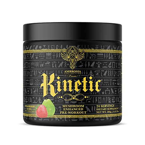 Ambrosia Kinetic Organic Mushroom Preworkout Powder