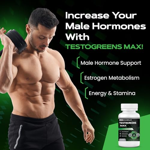 Anabolic TestoGreens MAX - 30-Day Men’s Supplement
