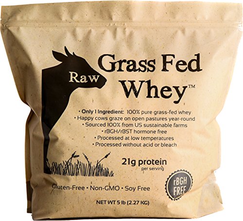 Raw Grass Fed Whey Protein Powder - 5 LB