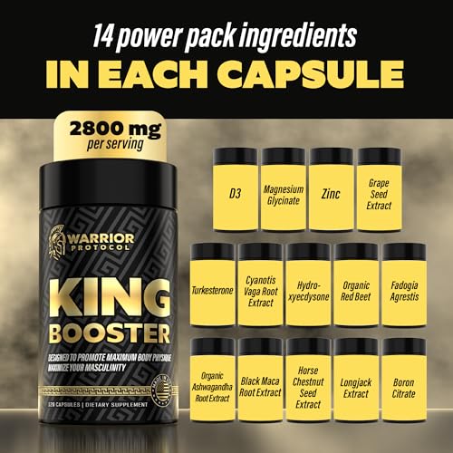 King Booster Male Vitality Pills for Lean Muscle