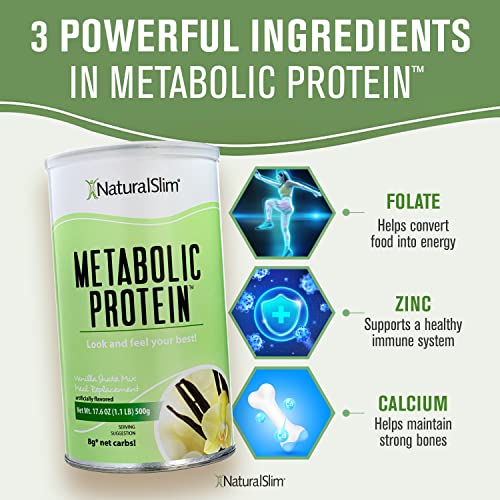 NaturalSlim Vanilla Low Carb Whey Protein Powder