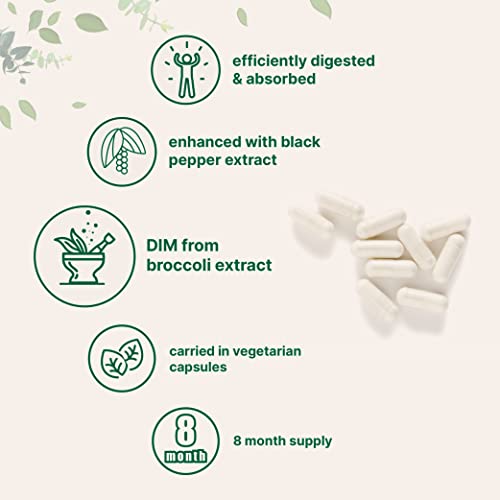DIM Active Supplement 300mg with Broccoli Extract