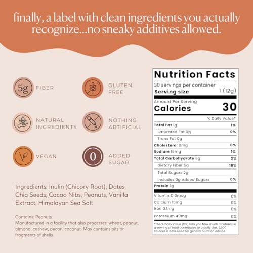 Fiome Natural Fiber Supplement - 5g Daily Bites