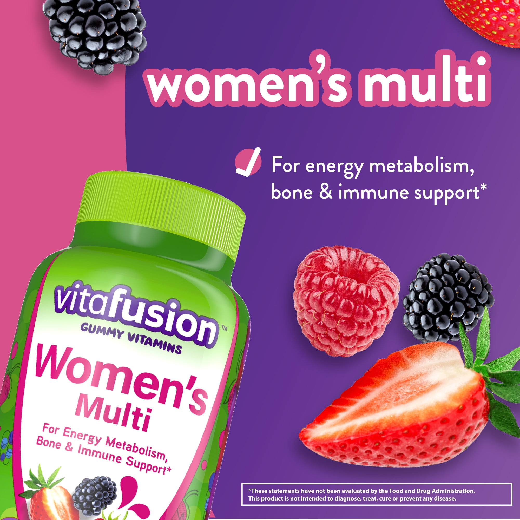 Berry Flavored Women's Multivitamin Gummies - 150 Count