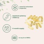 Vitamin E 1000 IU Softgels for Antioxidant Support