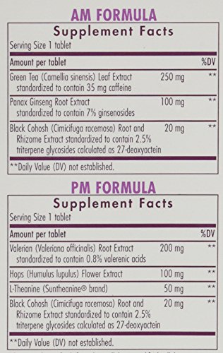Nature's Way AM/PM Menopause Support Supplements, 60 Count