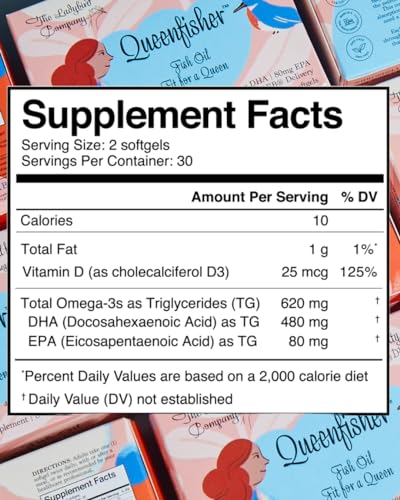 Queenfisher Omega 3 Supplements for Women’s Health